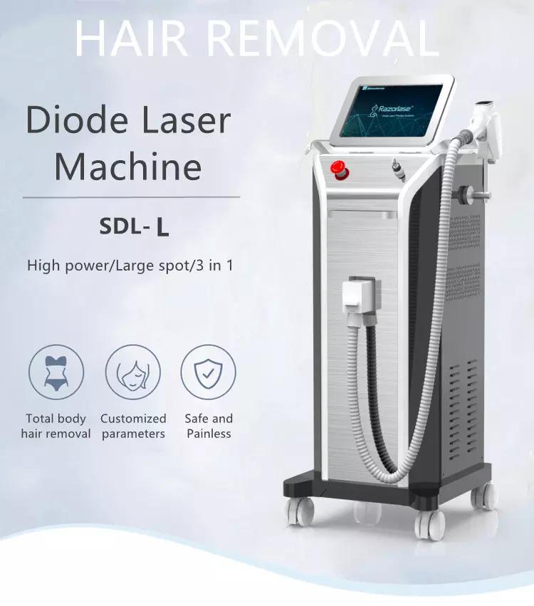How painful is diode laser hair removal?